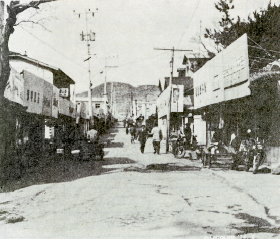 1970년 함평읍 시가지
