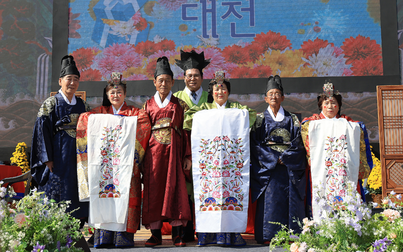 함평군, 대한민국 국향대전에서 전통혼례 의상대여 체험부스 운영